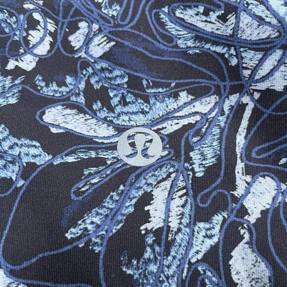 Lululemon Wunder Under Crop Leggings High Rise 21" Blue Luxtreme Women's 4 - Picture 8 of 11